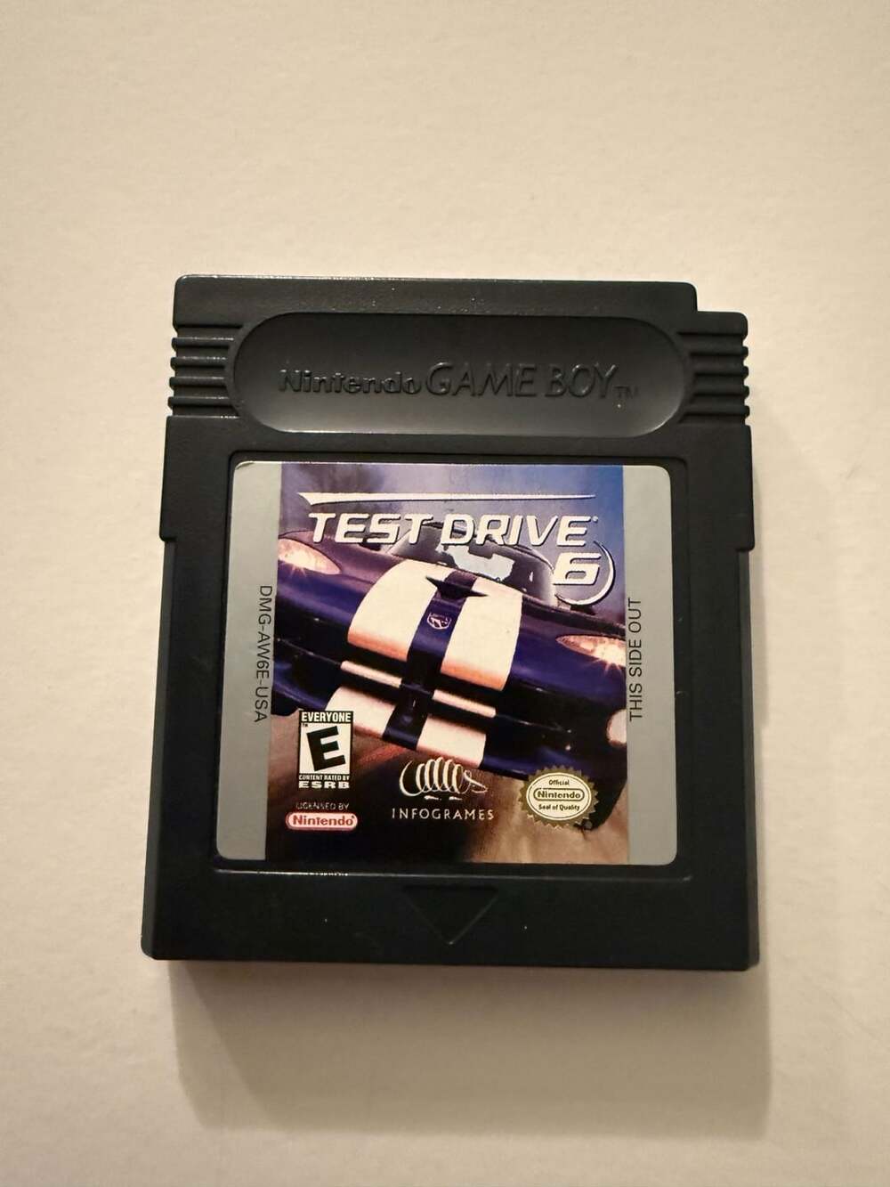 Nintendo Test Drive 6 Game Boy Color Cartridge